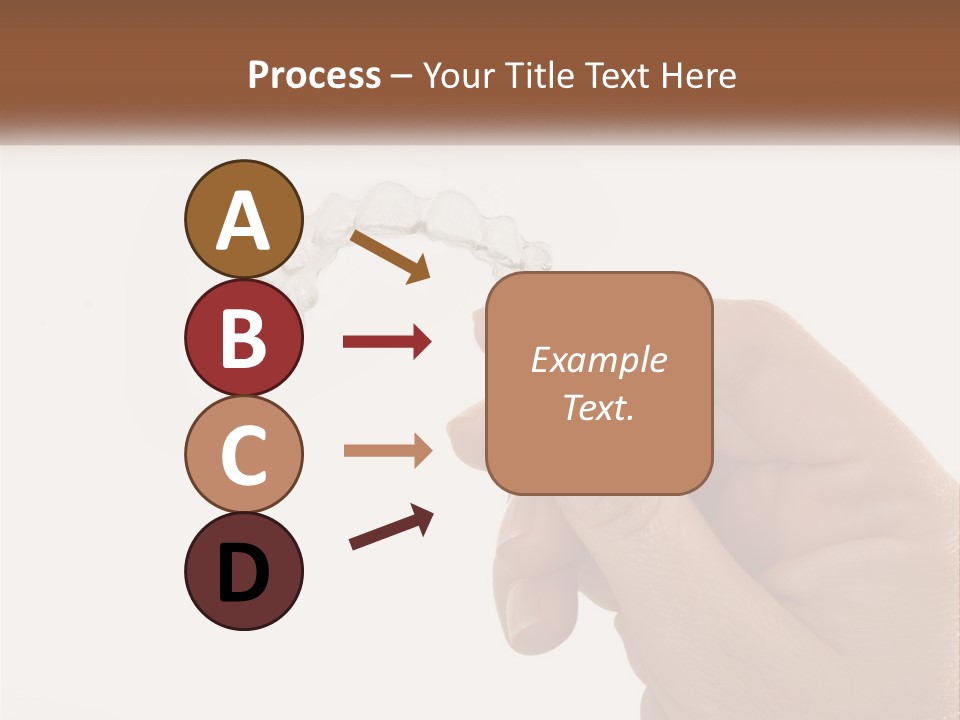 A Person Holding A Toothbrush In Their Hand PowerPoint Template