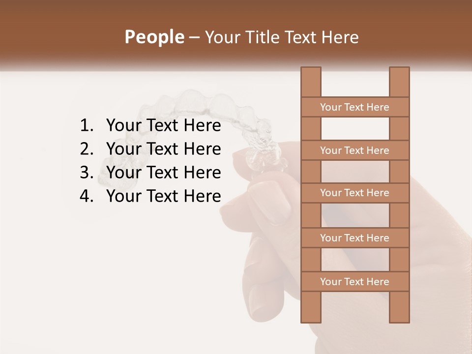 A Person Holding A Toothbrush In Their Hand PowerPoint Template