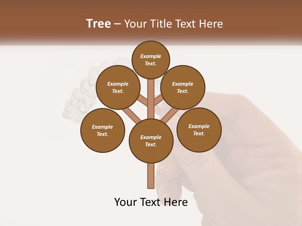 A Person Holding A Toothbrush In Their Hand PowerPoint Template