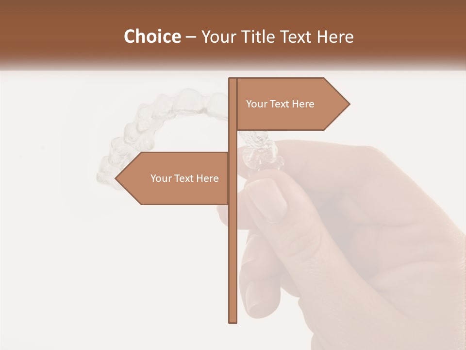 A Person Holding A Toothbrush In Their Hand PowerPoint Template