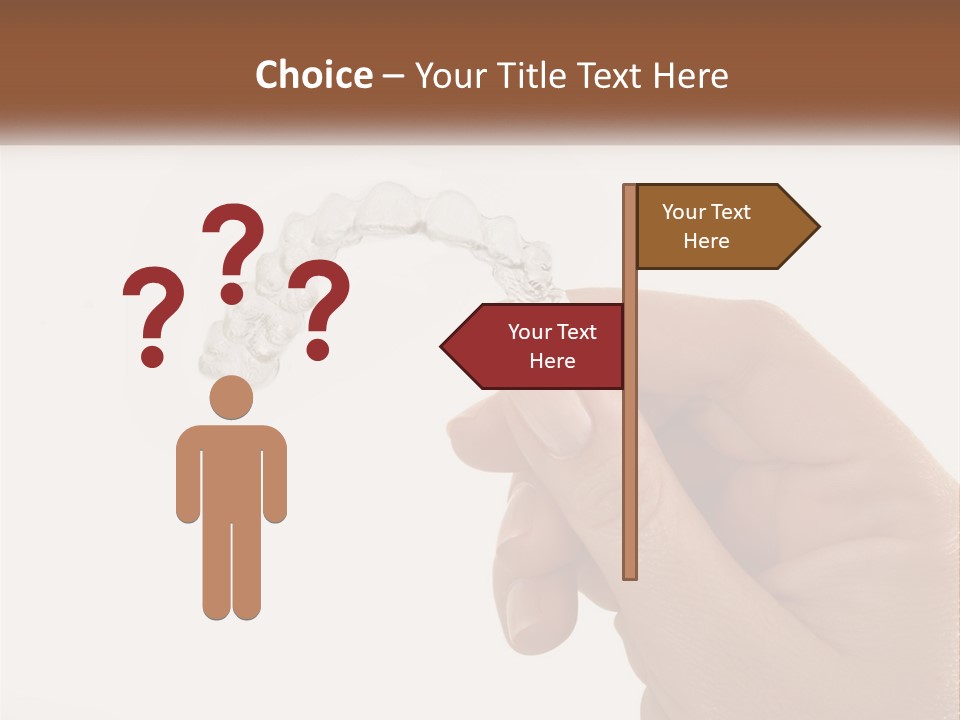 A Person Holding A Toothbrush In Their Hand PowerPoint Template