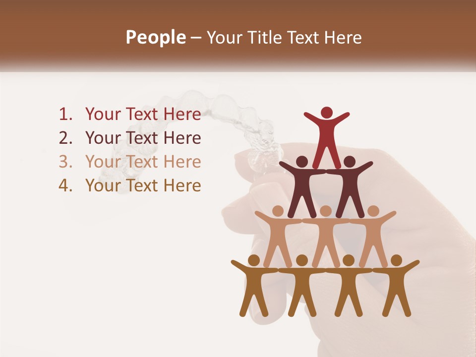 A Person Holding A Toothbrush In Their Hand PowerPoint Template