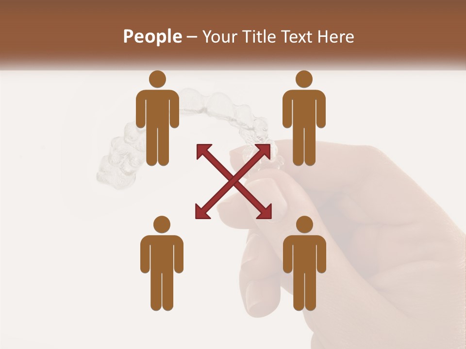 A Person Holding A Toothbrush In Their Hand PowerPoint Template