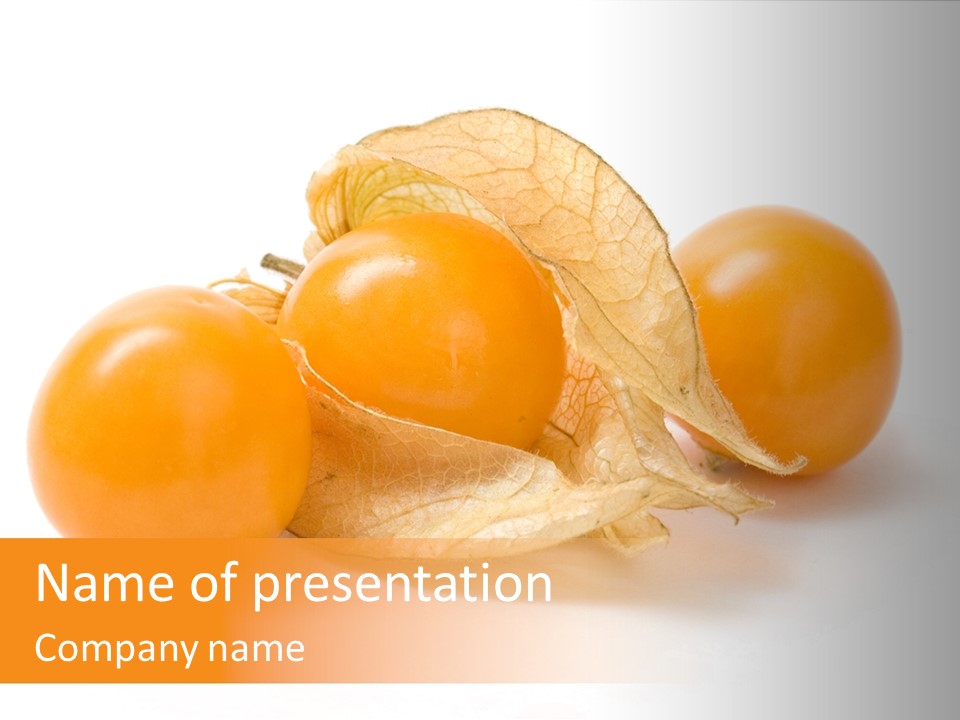 A Group Of Tomatoes With Leaves On A White Background PowerPoint Template