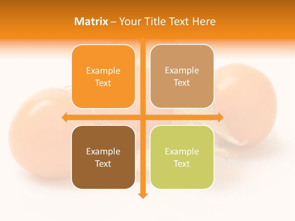 A Group Of Tomatoes With Leaves On A White Background PowerPoint Template