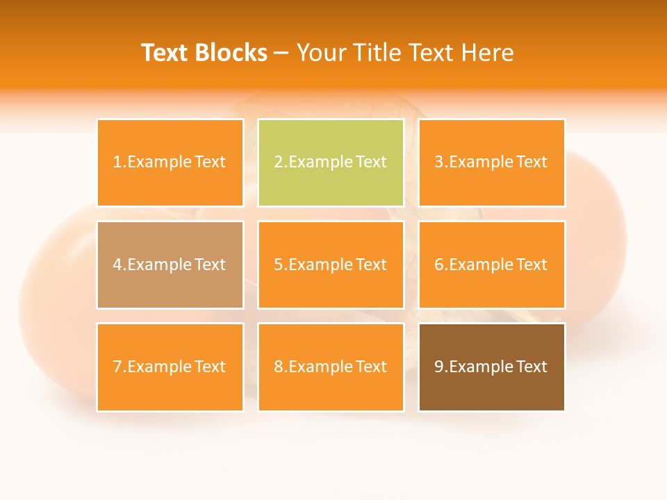 A Group Of Tomatoes With Leaves On A White Background PowerPoint Template