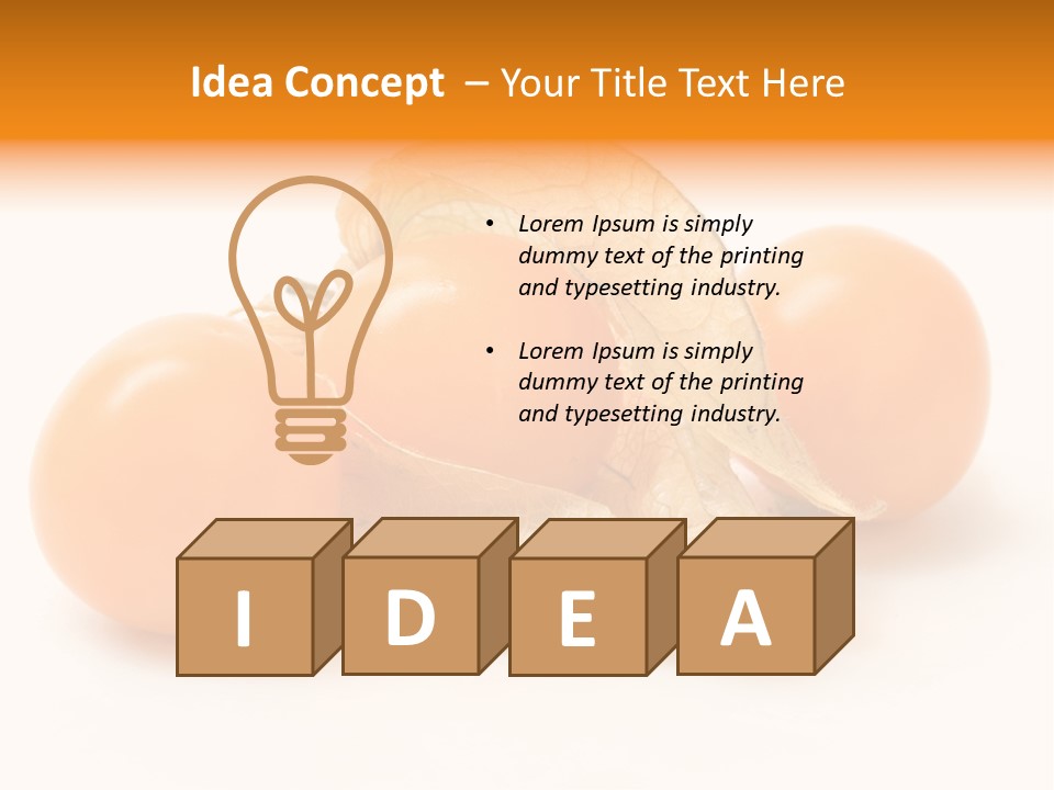 A Group Of Tomatoes With Leaves On A White Background PowerPoint Template