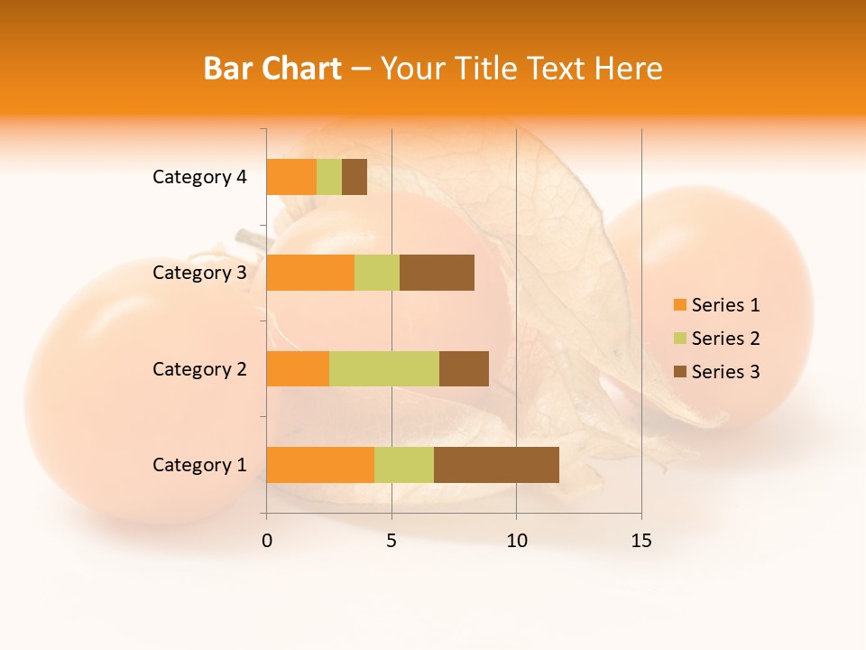 A Group Of Tomatoes With Leaves On A White Background PowerPoint Template