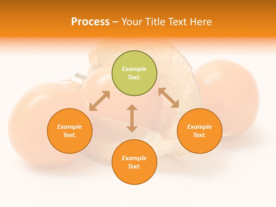 A Group Of Tomatoes With Leaves On A White Background PowerPoint Template