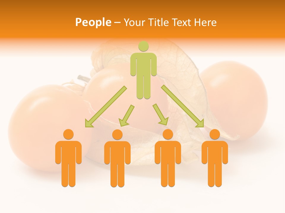 A Group Of Tomatoes With Leaves On A White Background PowerPoint Template