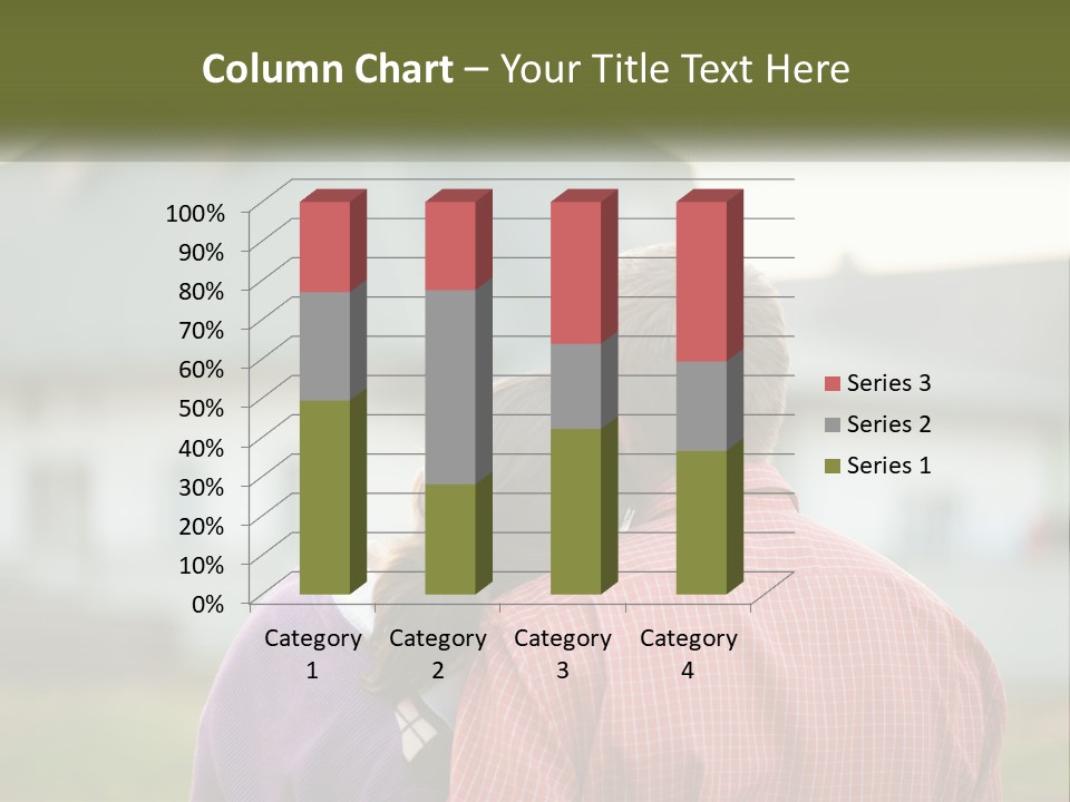 A Young Boy And A Young Girl Hugging In Front Of A House PowerPoint Template