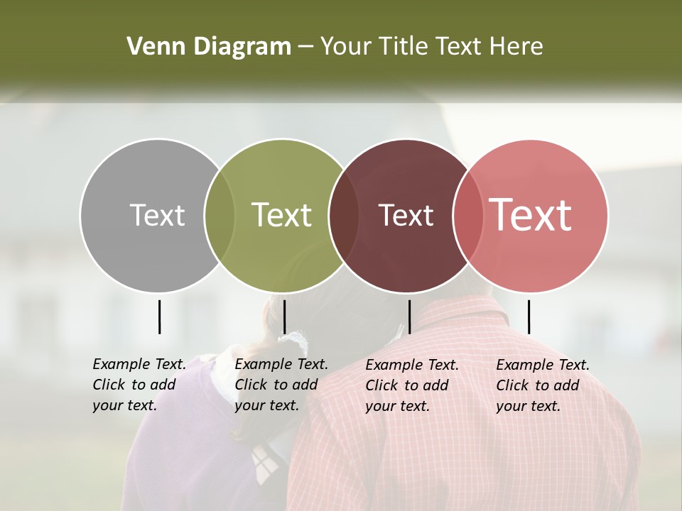 A Young Boy And A Young Girl Hugging In Front Of A House PowerPoint Template