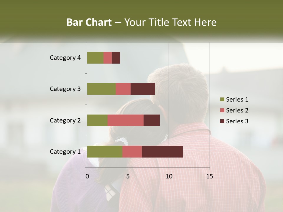 A Young Boy And A Young Girl Hugging In Front Of A House PowerPoint Template