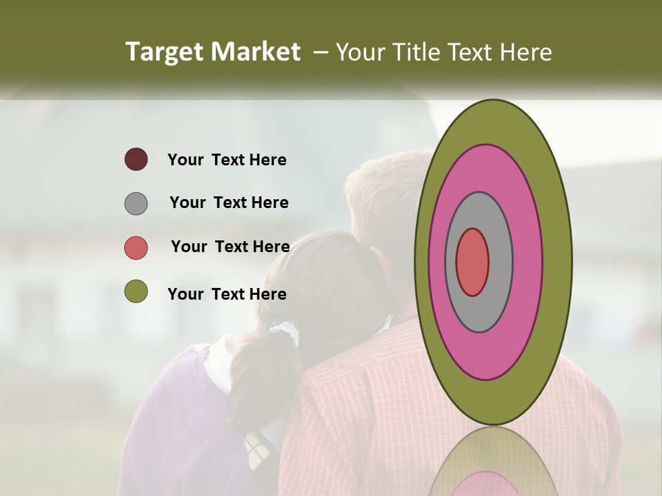 A Young Boy And A Young Girl Hugging In Front Of A House PowerPoint Template