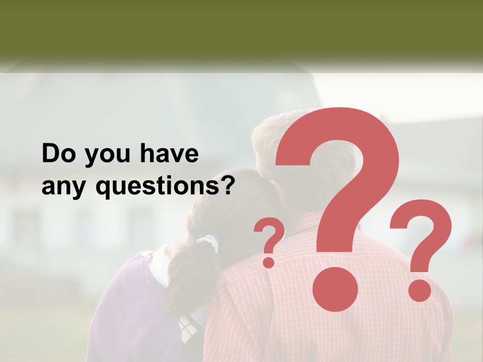 A Young Boy And A Young Girl Hugging In Front Of A House PowerPoint Template