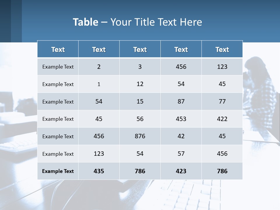 A Man Sitting In Front Of A Computer Monitor PowerPoint Template
