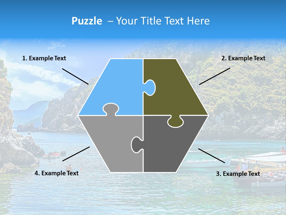 A Group Of Boats Floating On Top Of A Body Of Water PowerPoint Template