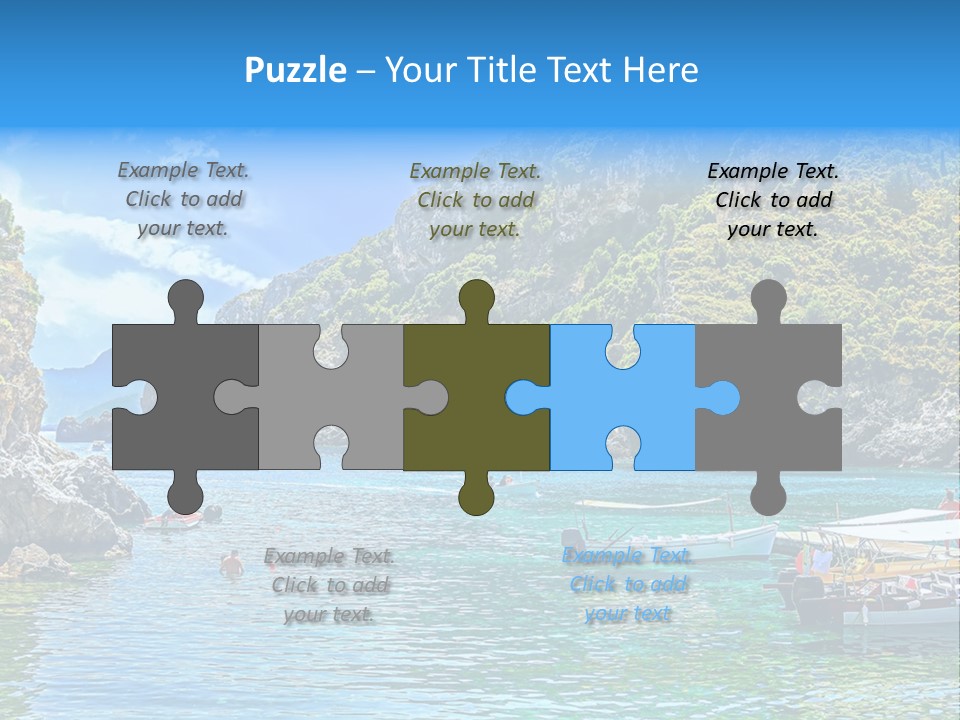 A Group Of Boats Floating On Top Of A Body Of Water PowerPoint Template