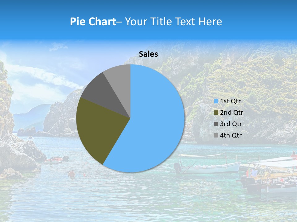 A Group Of Boats Floating On Top Of A Body Of Water PowerPoint Template