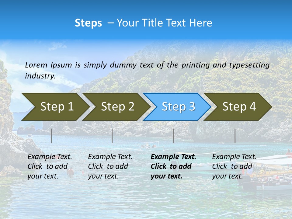 A Group Of Boats Floating On Top Of A Body Of Water PowerPoint Template
