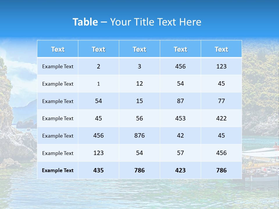 A Group Of Boats Floating On Top Of A Body Of Water PowerPoint Template