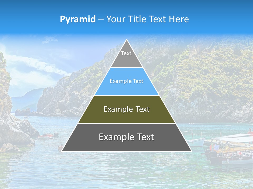 A Group Of Boats Floating On Top Of A Body Of Water PowerPoint Template