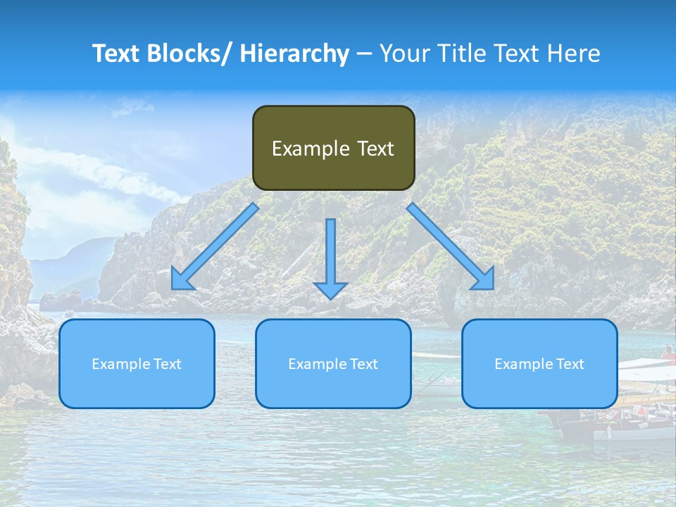 A Group Of Boats Floating On Top Of A Body Of Water PowerPoint Template