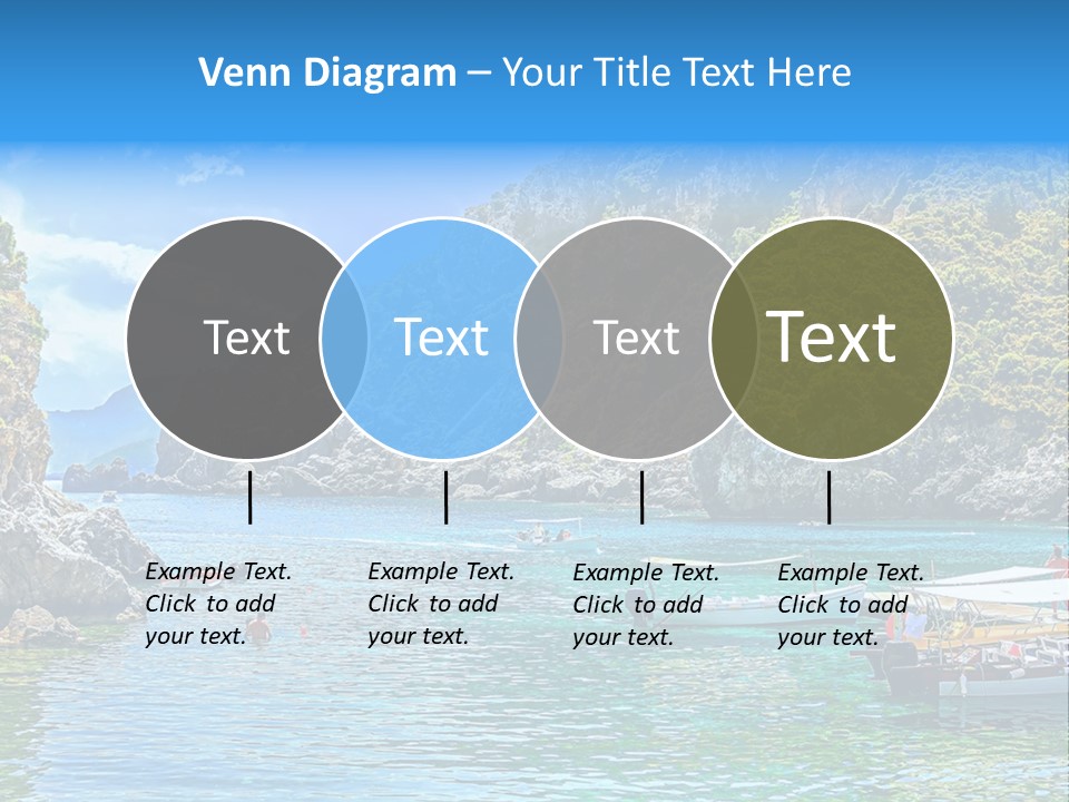 A Group Of Boats Floating On Top Of A Body Of Water PowerPoint Template