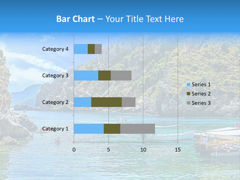 A Group Of Boats Floating On Top Of A Body Of Water PowerPoint Template