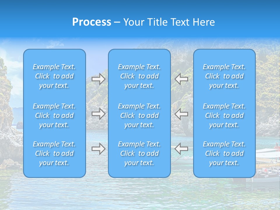 A Group Of Boats Floating On Top Of A Body Of Water PowerPoint Template