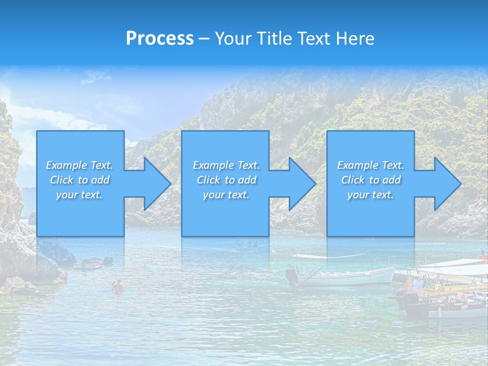 A Group Of Boats Floating On Top Of A Body Of Water PowerPoint Template