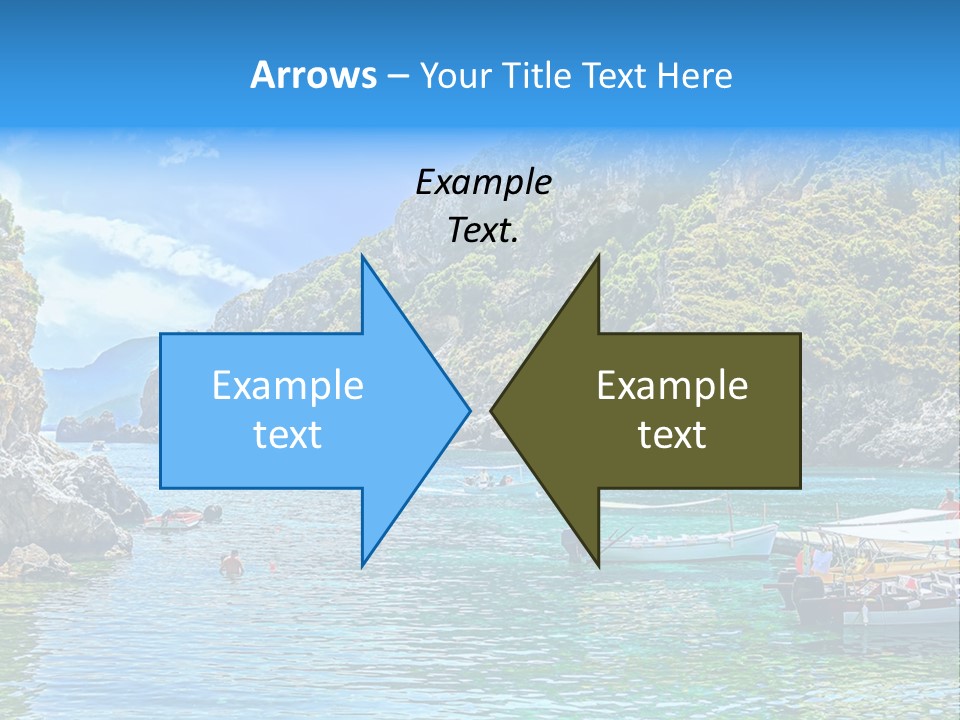 A Group Of Boats Floating On Top Of A Body Of Water PowerPoint Template