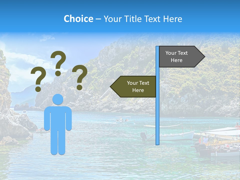 A Group Of Boats Floating On Top Of A Body Of Water PowerPoint Template