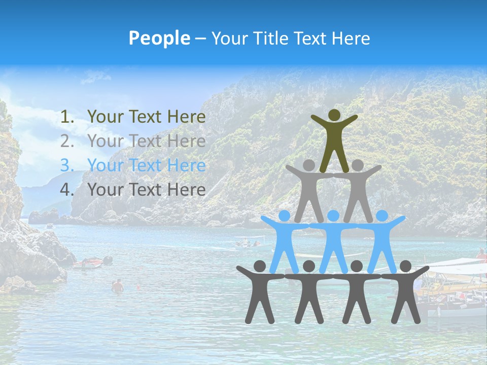 A Group Of Boats Floating On Top Of A Body Of Water PowerPoint Template