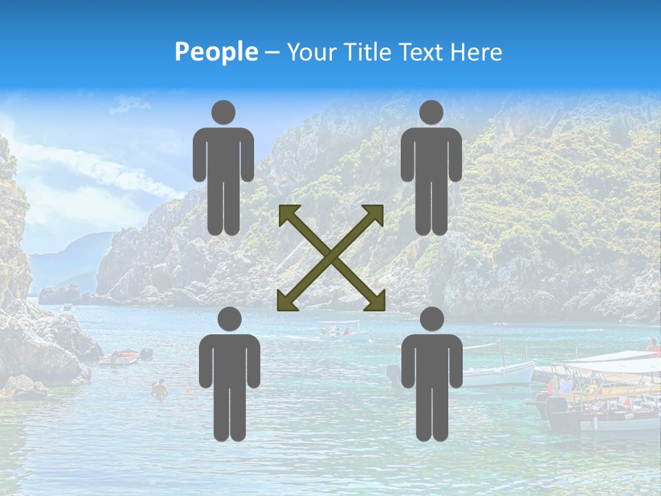 A Group Of Boats Floating On Top Of A Body Of Water PowerPoint Template