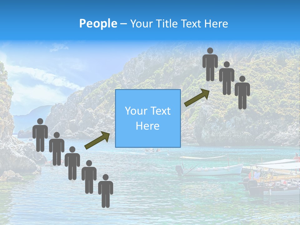 A Group Of Boats Floating On Top Of A Body Of Water PowerPoint Template