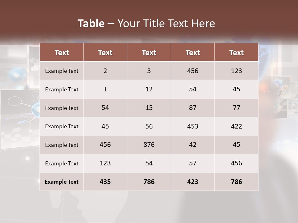 A Man Holding A Globe In His Hand PowerPoint Template
