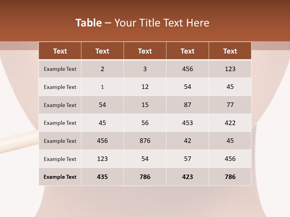 A Woman With A Lipstick Brush In Her Mouth PowerPoint Template