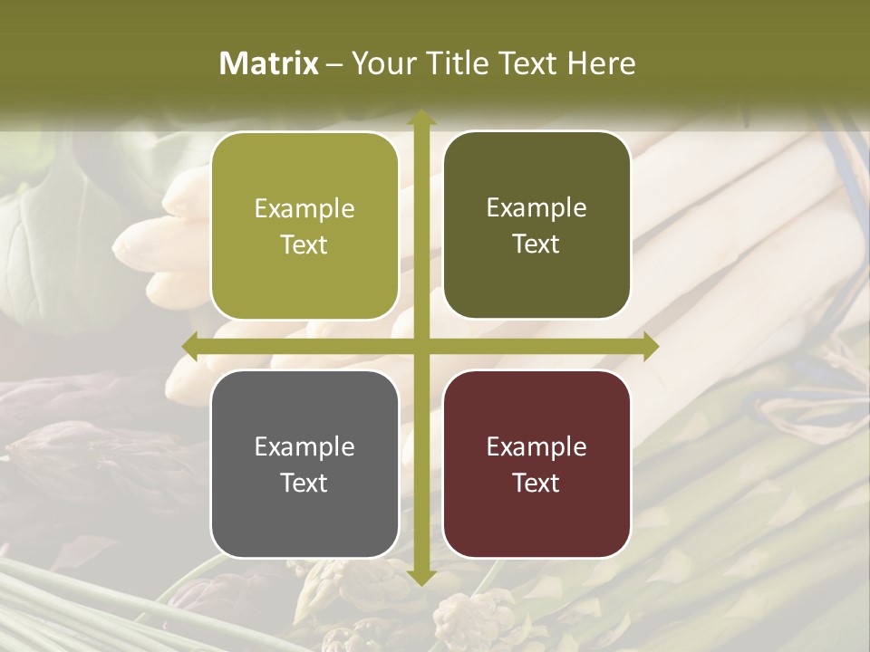 A Bunch Of White Asparagus Sitting On Top Of A Table PowerPoint Template