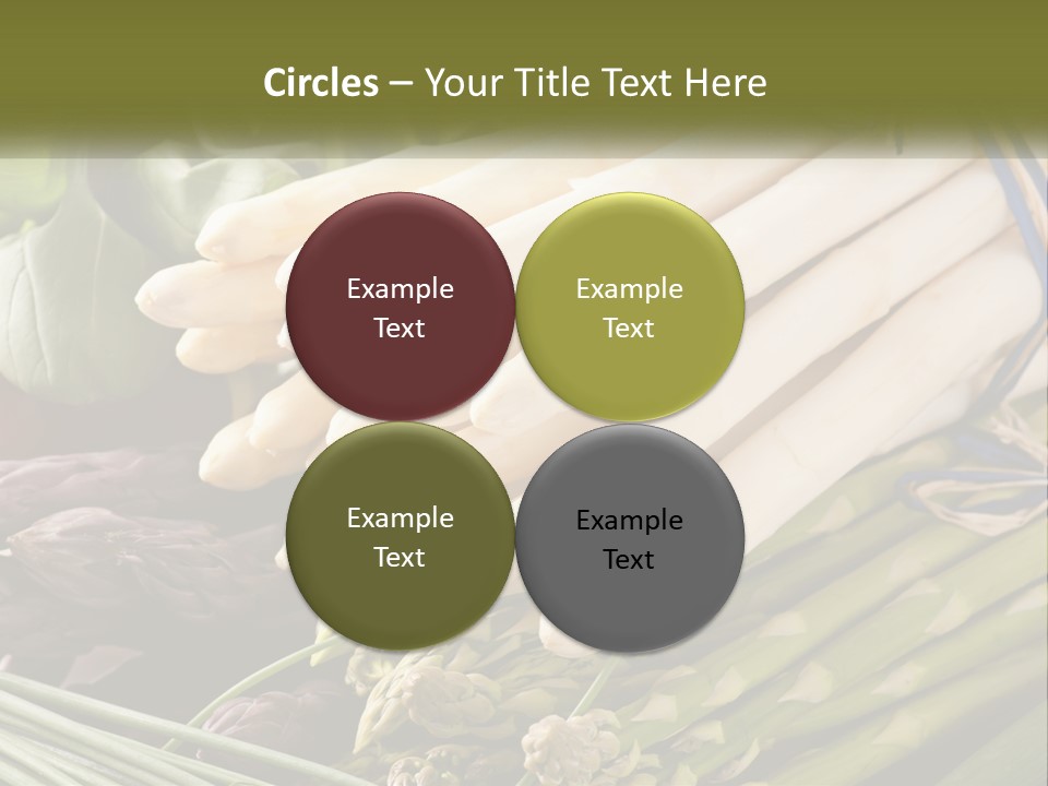 A Bunch Of White Asparagus Sitting On Top Of A Table PowerPoint Template