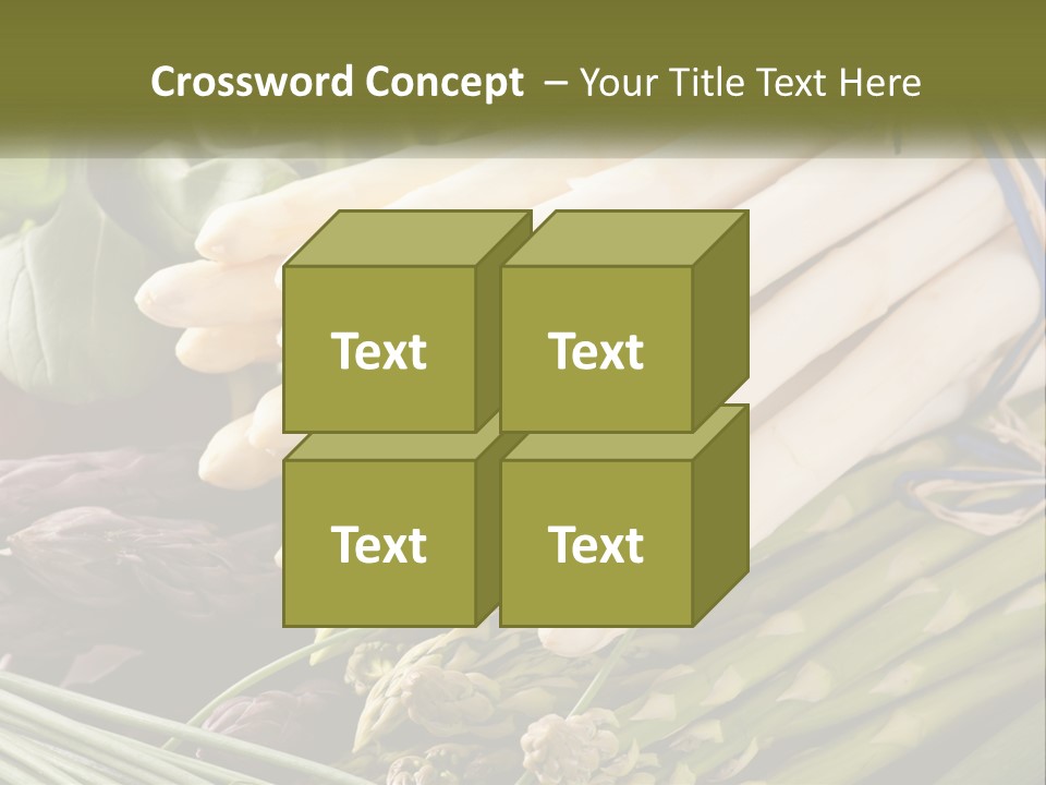 A Bunch Of White Asparagus Sitting On Top Of A Table PowerPoint Template