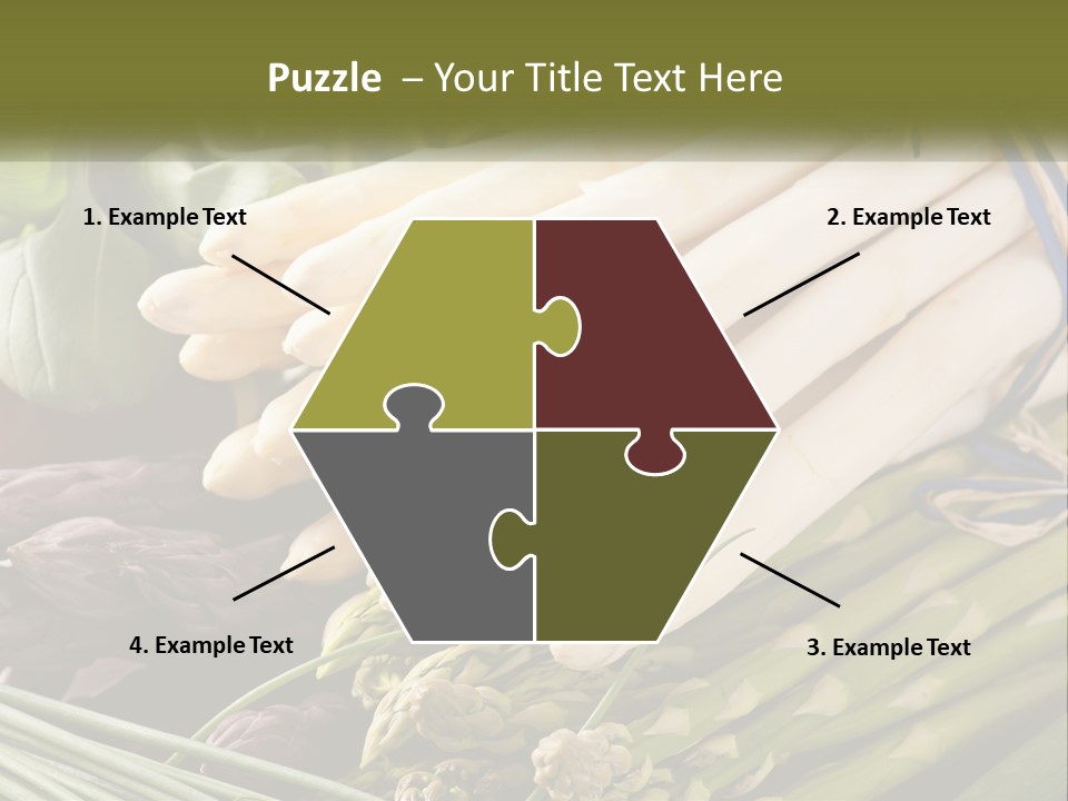 A Bunch Of White Asparagus Sitting On Top Of A Table PowerPoint Template