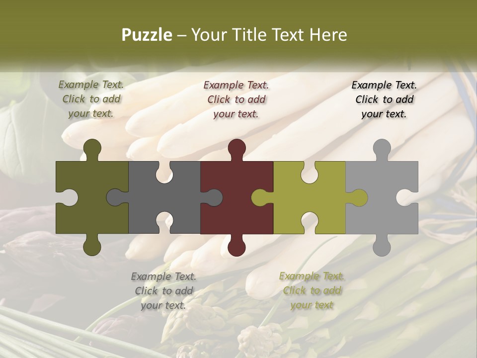 A Bunch Of White Asparagus Sitting On Top Of A Table PowerPoint Template