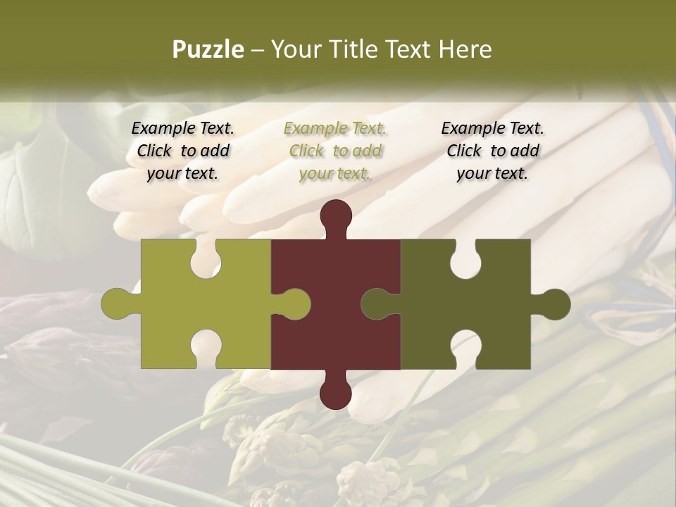 A Bunch Of White Asparagus Sitting On Top Of A Table PowerPoint Template