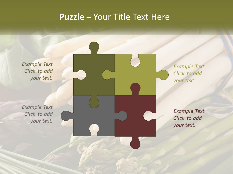 A Bunch Of White Asparagus Sitting On Top Of A Table PowerPoint Template