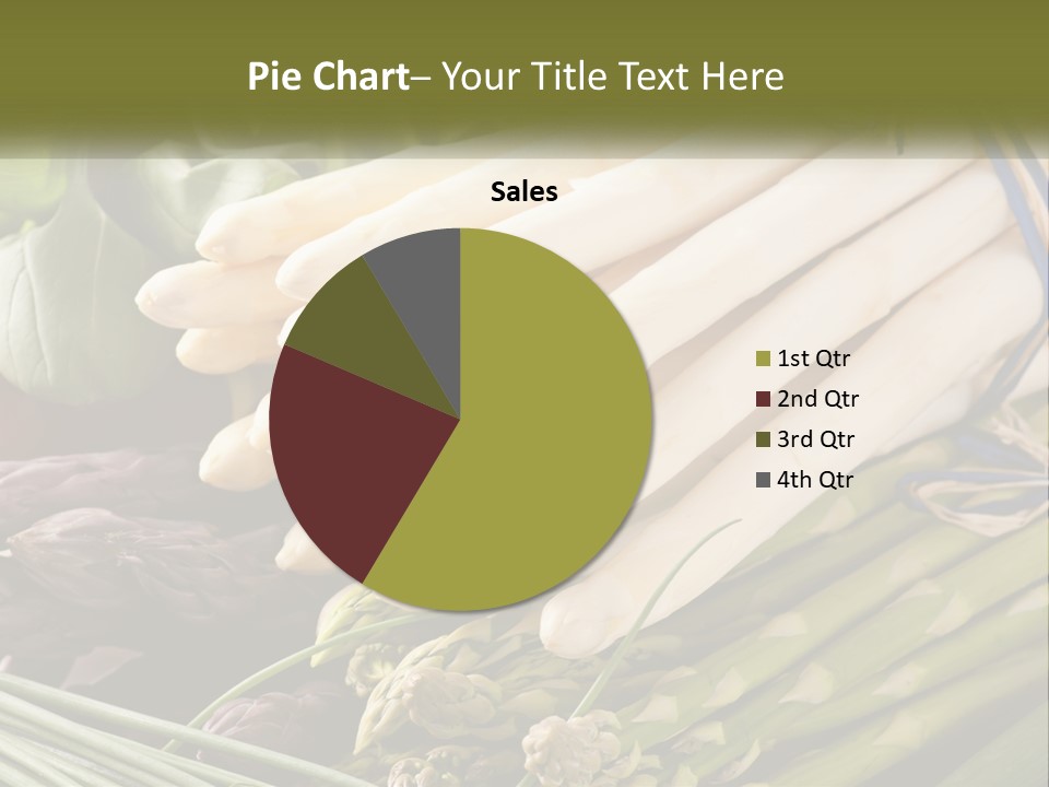 A Bunch Of White Asparagus Sitting On Top Of A Table PowerPoint Template