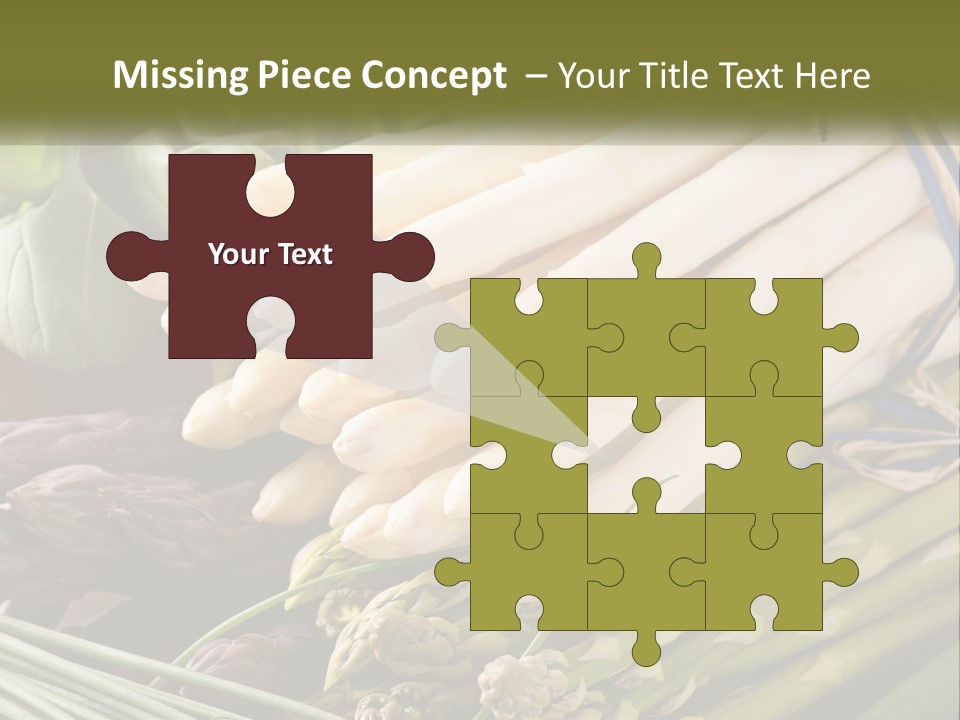 A Bunch Of White Asparagus Sitting On Top Of A Table PowerPoint Template