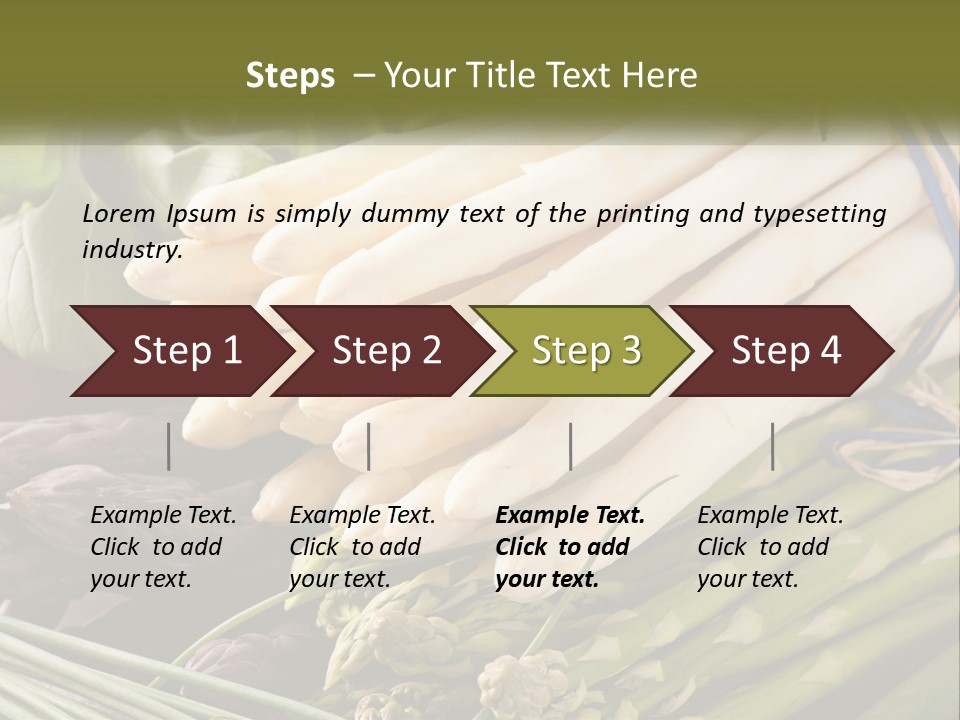 A Bunch Of White Asparagus Sitting On Top Of A Table PowerPoint Template