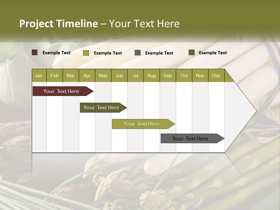 A Bunch Of White Asparagus Sitting On Top Of A Table PowerPoint Template