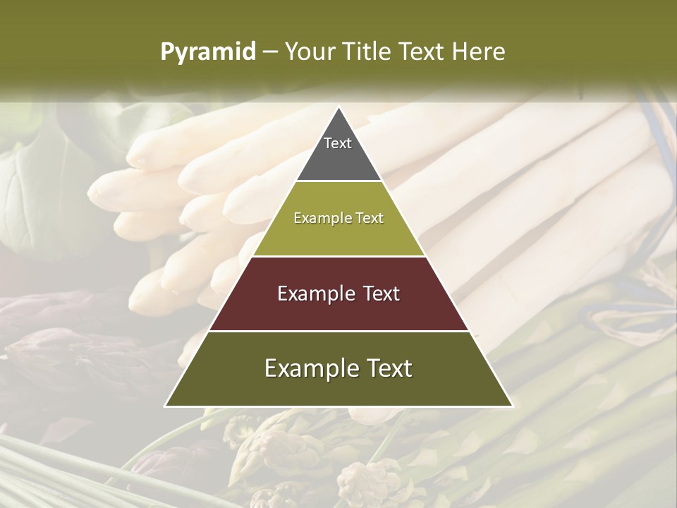 A Bunch Of White Asparagus Sitting On Top Of A Table PowerPoint Template